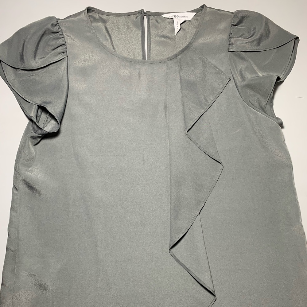 BCBGeneration Small Blouse in Dark Steel